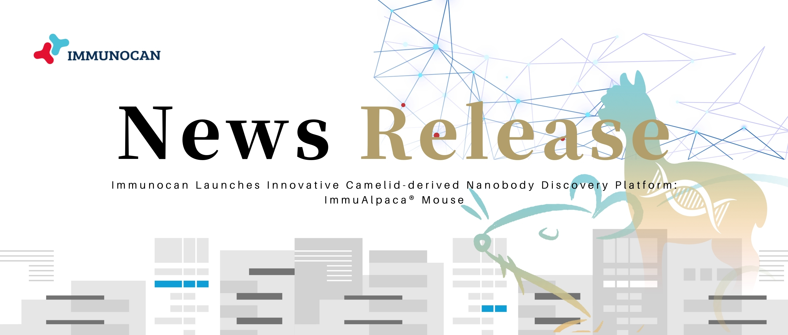 Immunocan Launches Innovative Alpaca-derived Nanobody Discovery Platform: ImmuAlpaca® Mouse