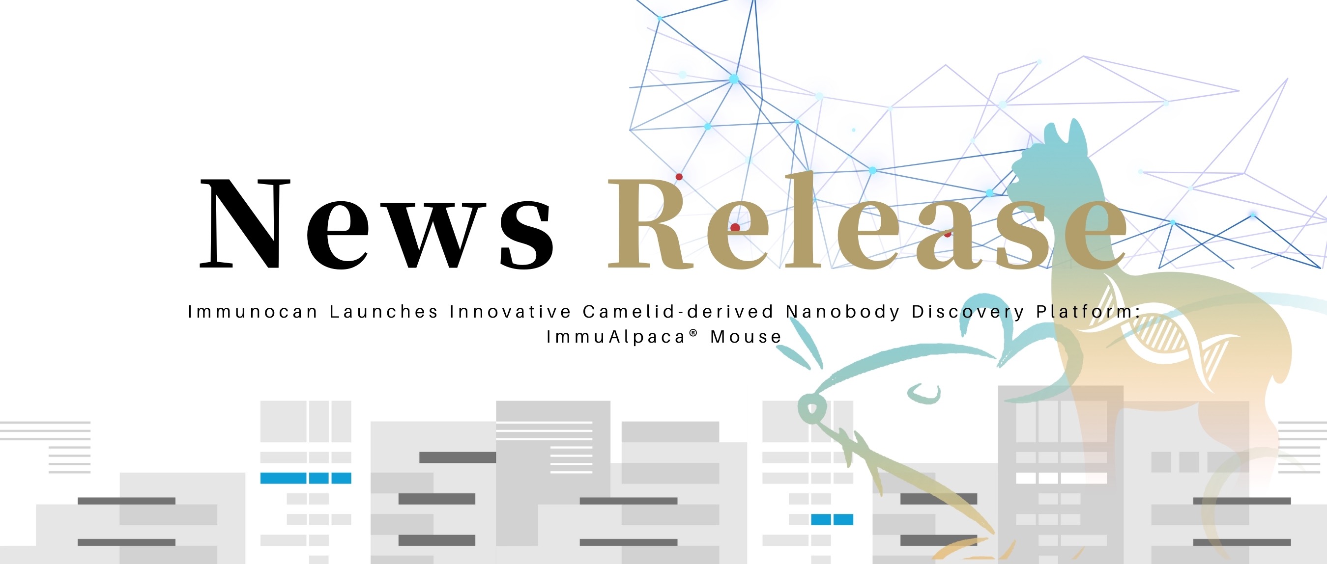 Immunocan Launches Innovative Alpaca-derived Nanobody Discovery Platform: ImmuAlpaca® Mouse